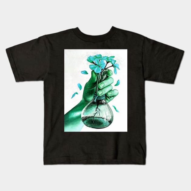 Witches brew magic potion bottle Kids T-Shirt by LukjanovArt
